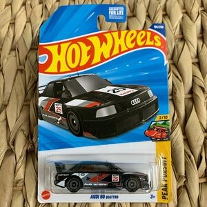 Hot Wheels Audi 90 Quattro 1990s Race Car Hotwheels Racing Peak Pursuit New 2025